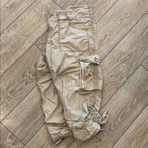 The Limited - Outback Red Khaki Drawstring Capris
